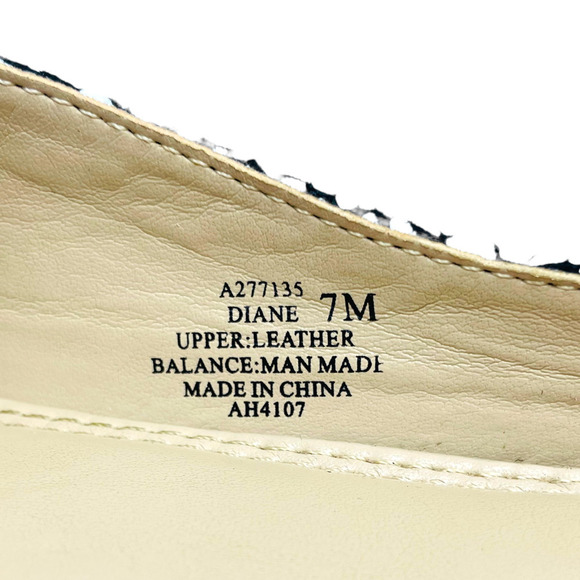 🍀LOGO Lori Goldstein Women's Black White Crackle Print Slip On Loafers Size 7 M - Picture 9 of 9